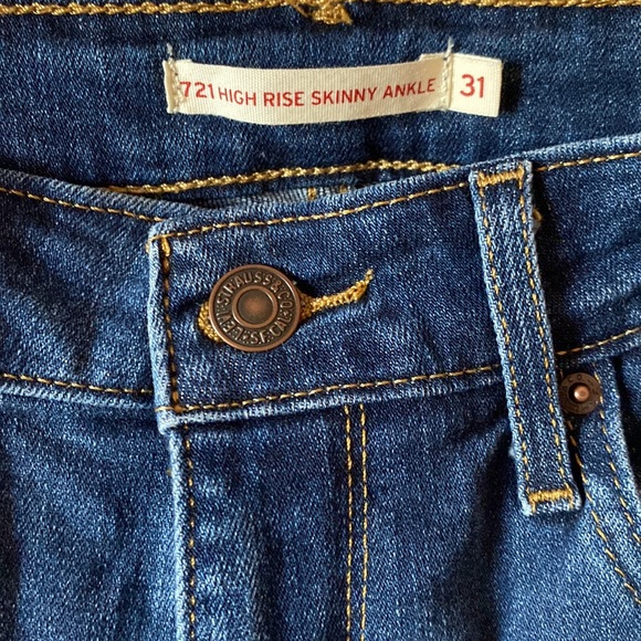 Levi’s jeans high rise skinny ankle - Picture 3 of 12